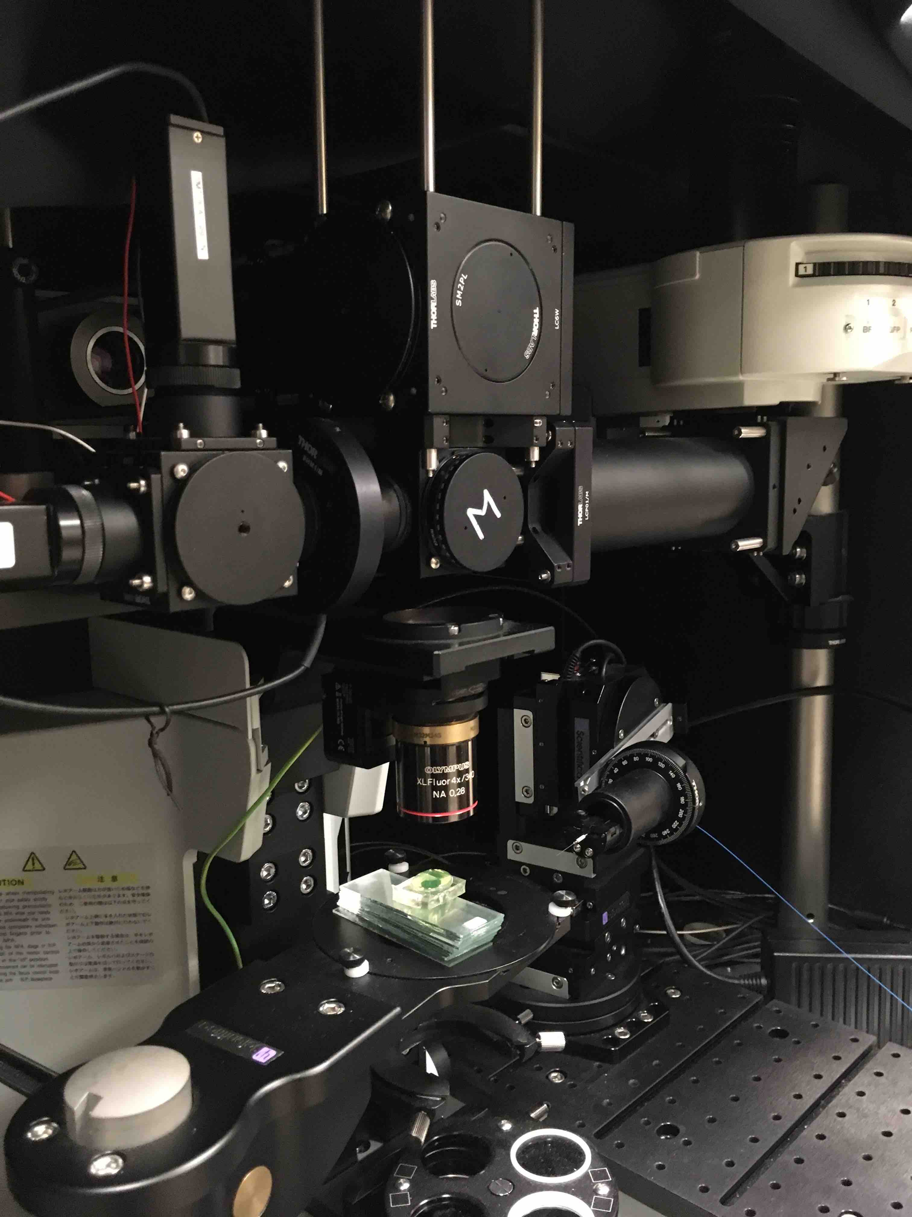 Custom confocal microscope